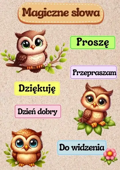 Świetlica uczy dzieci, że magiczne słowa mają moc