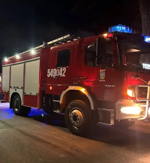 Gniew: usunięcie miejscowego zagrożenia przy ul. Wiślanej – interwencja służb