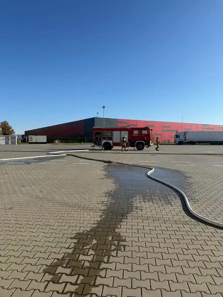 Strażacy z OSP Gniew na ćwiczeniach plutonu POŻAR w Swarożynie