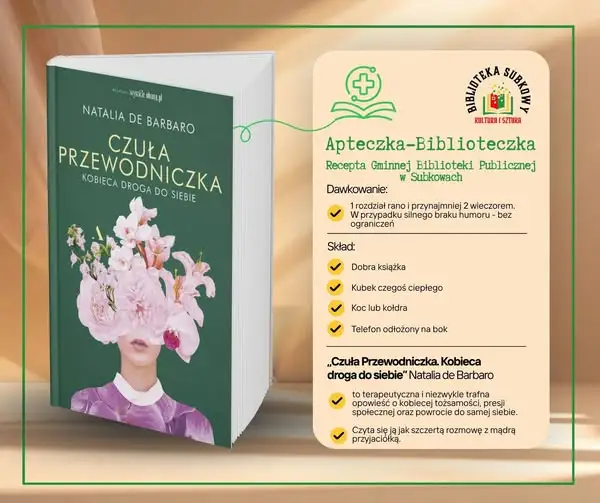 Nowy cykl w bibliotece w Subkowach: „Apteczka-biblioteczka”, czyli książki, które dają coś więcej
