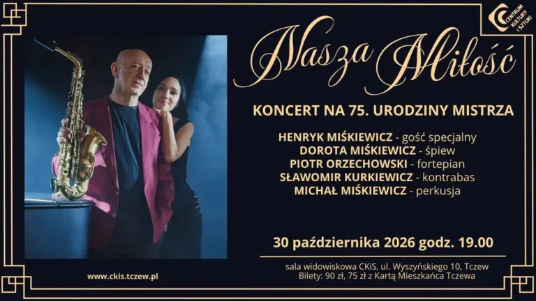 Henryk i Dorota Miśkiewiczowie świętują 75. urodziny mistrza koncertem w Tczewie